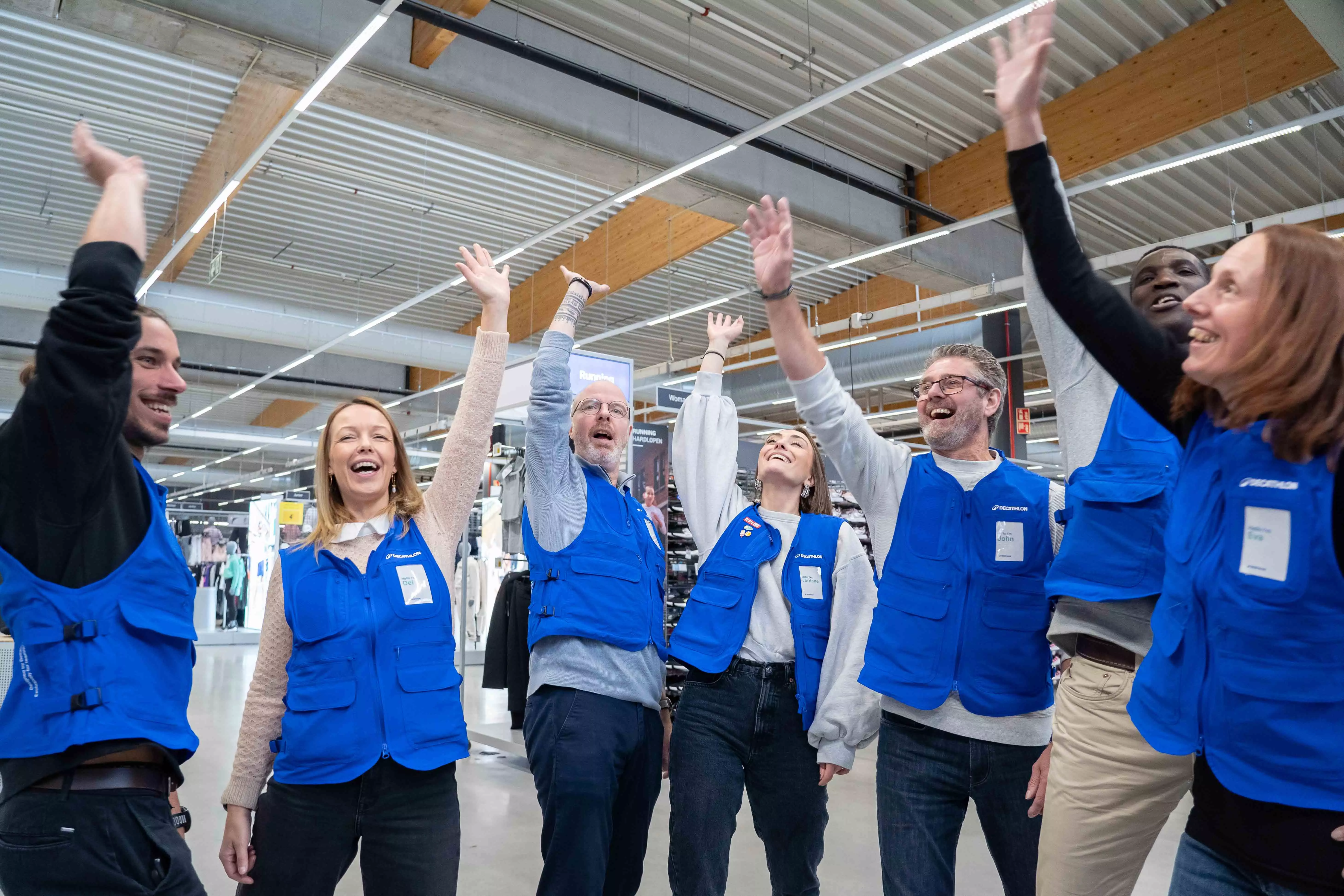team fun esprit d'équipe magasin hommes femmes